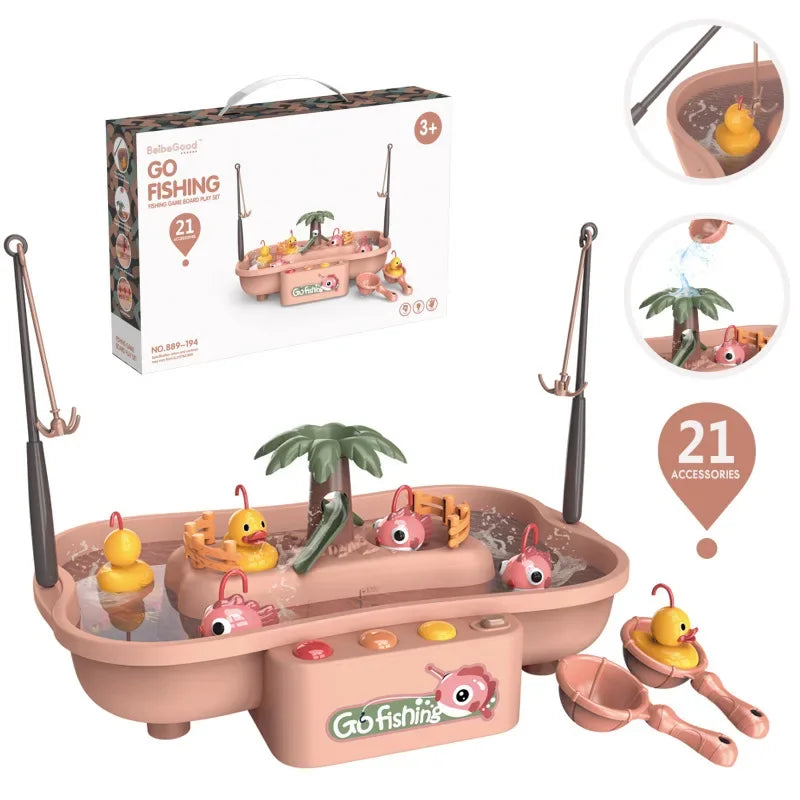 Electric Loop Spinning Fishing Competition Toy